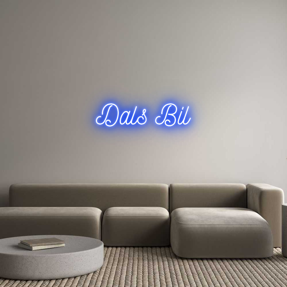 Anpassad neon: Dals Bil