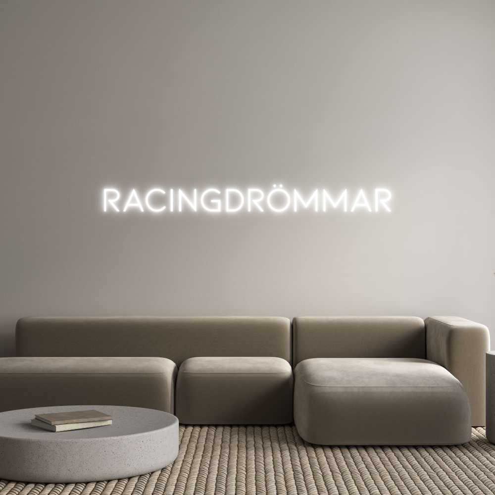 Anpassad neon: RacingDrömmar