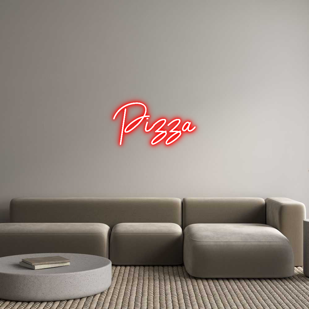 Anpassad neon: Pizza