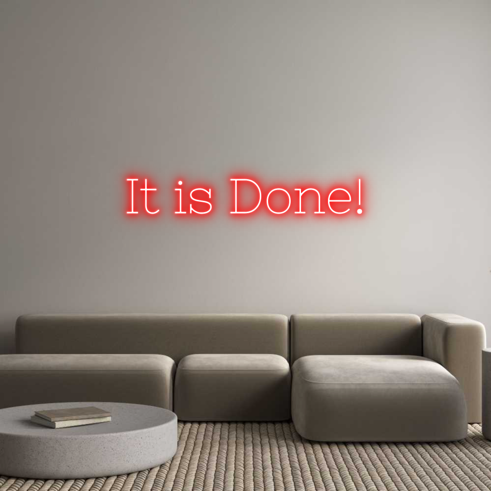 Anpassad neon: It is Done!