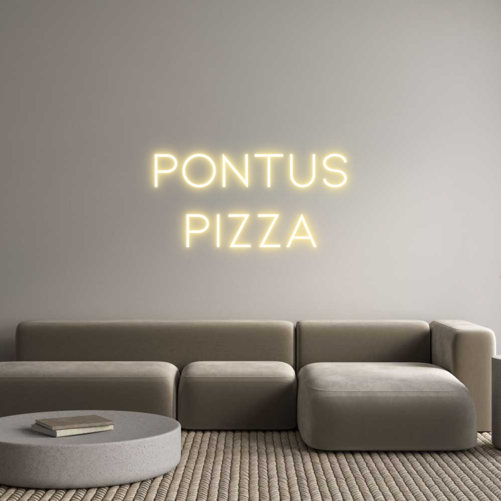 Anpassad neon: PONTUS
PIZZA