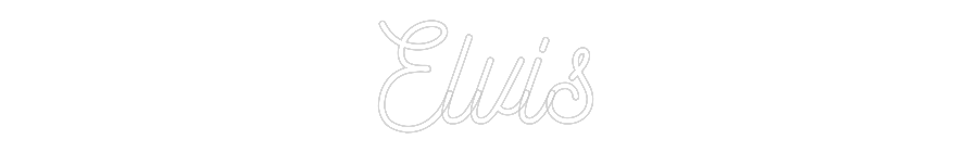 Anpassad neon: Elvis