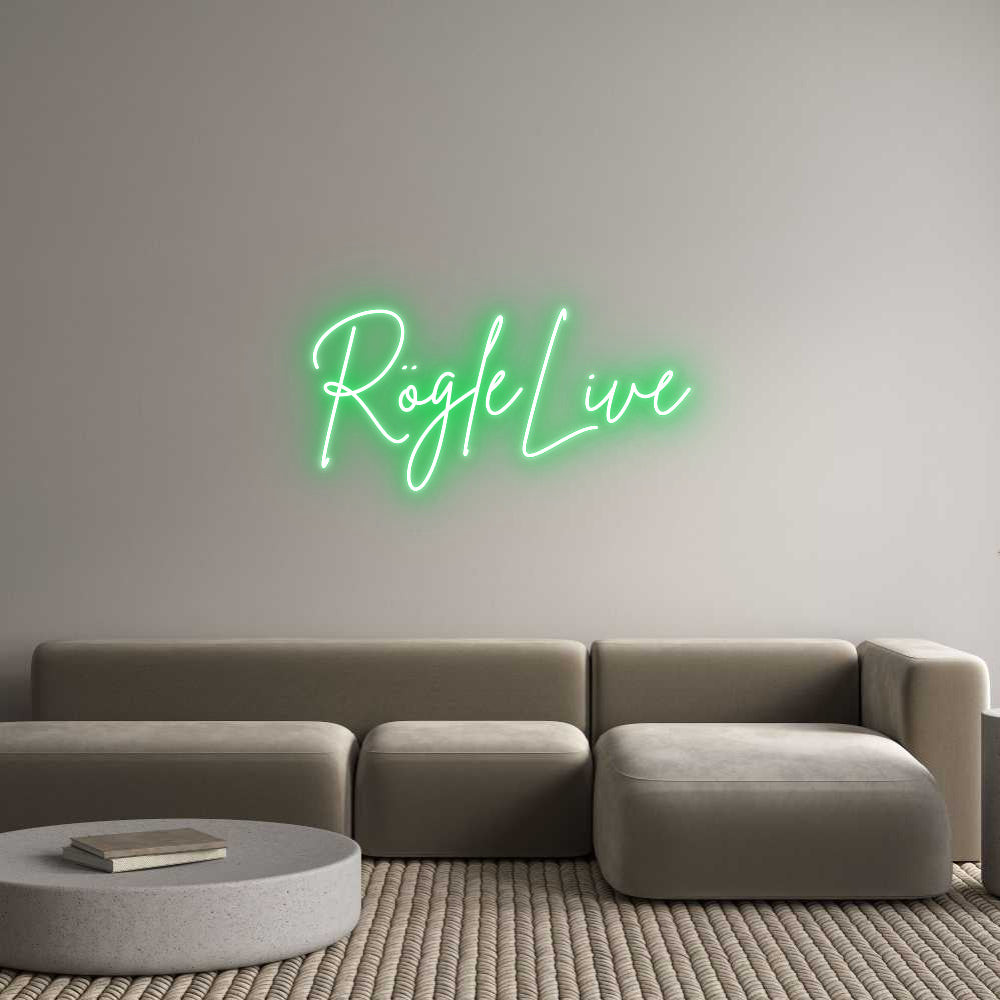 Anpassad neon: RögleLive