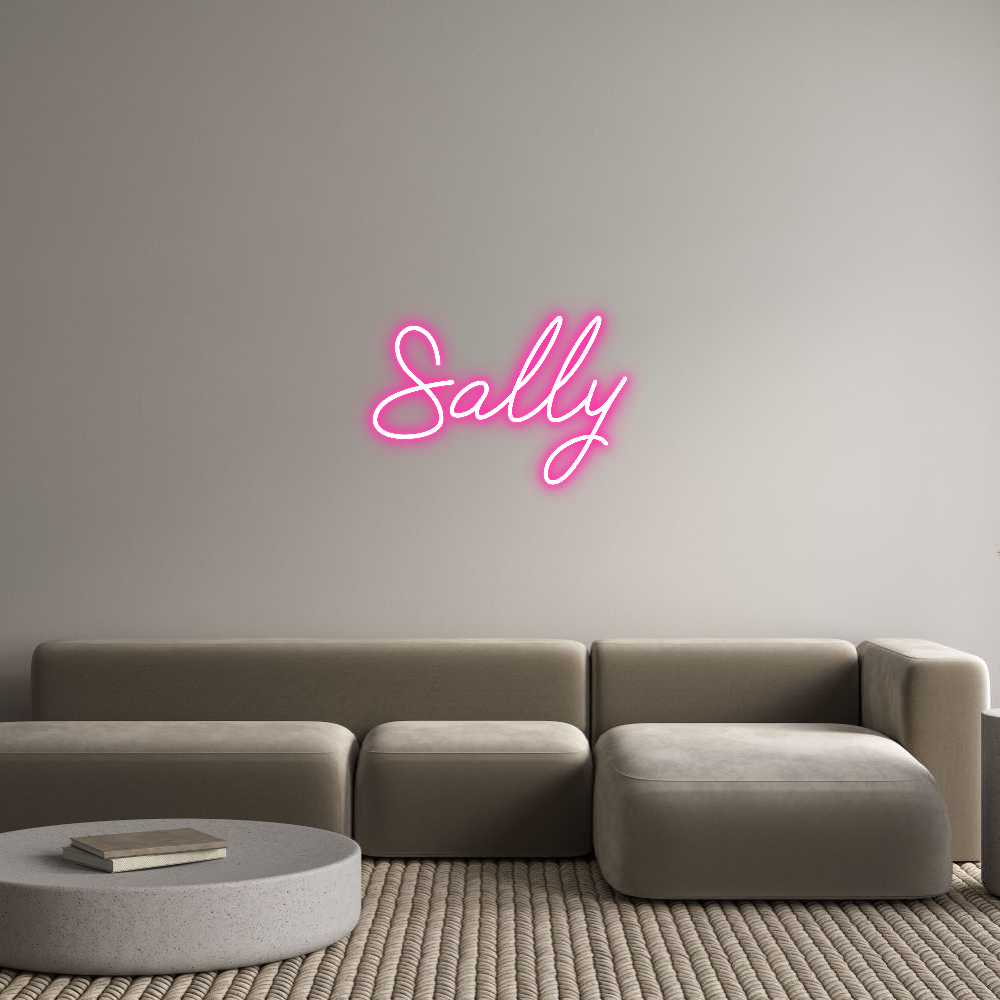 Anpassad neon: Sally