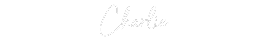 Anpassad neon: Charlie