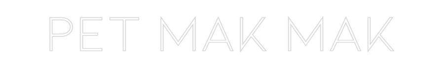 Anpassad neon: pet mak mak