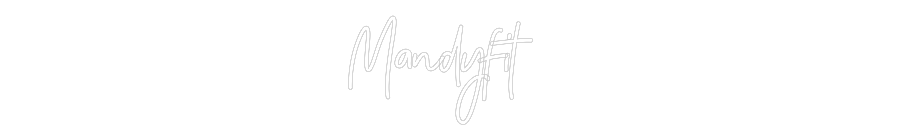 Anpassad neon: Mandyfit