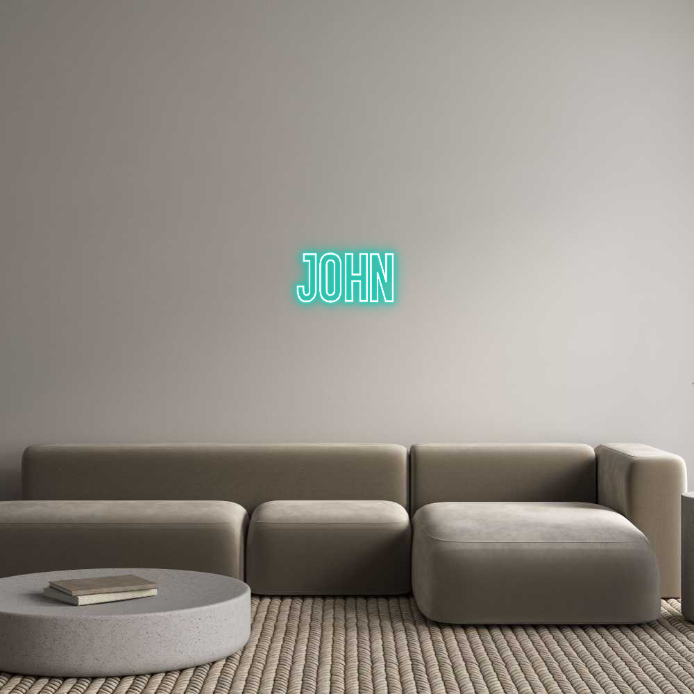 Anpassad neon: JOHN