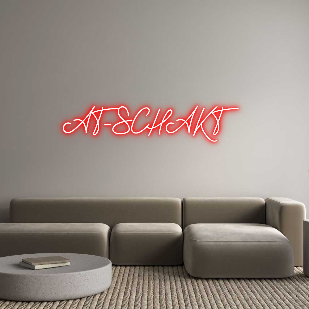 Anpassad neon: AT-SCHAKT