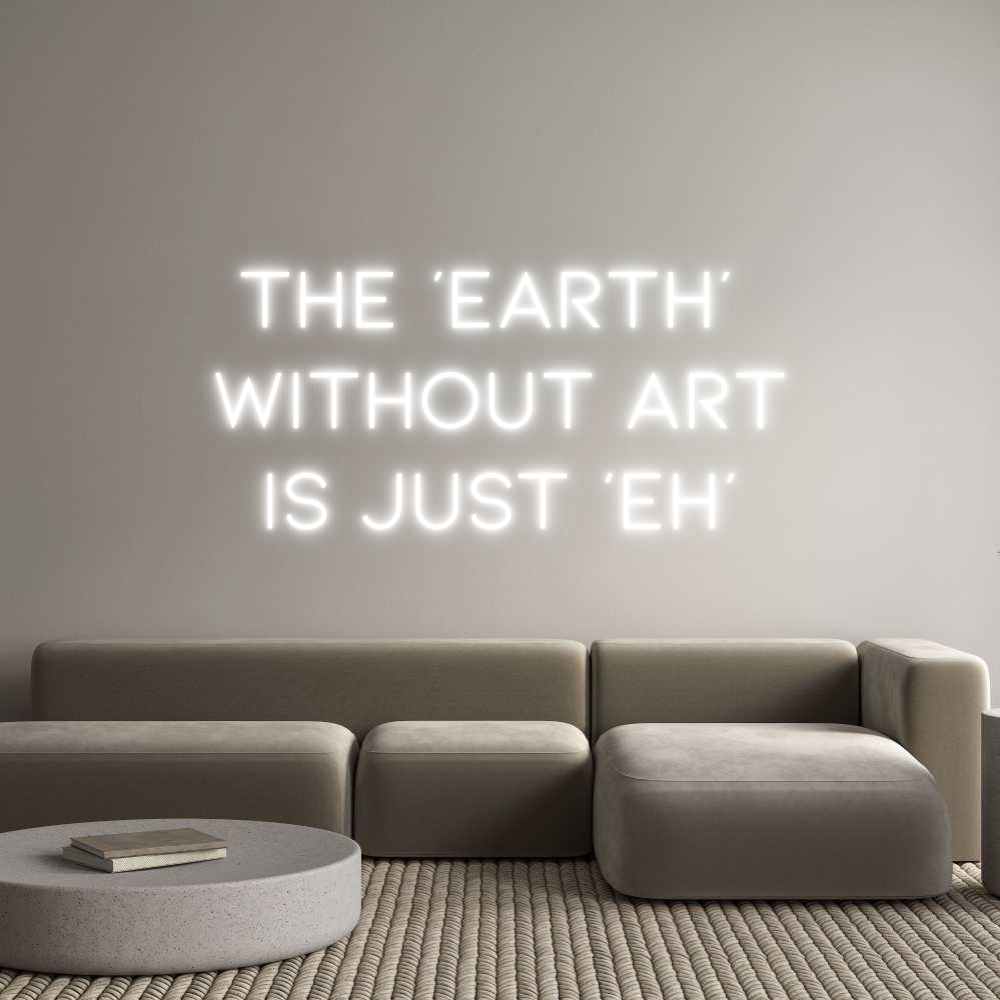 Anpassad neon: The ‘Earth’ ...