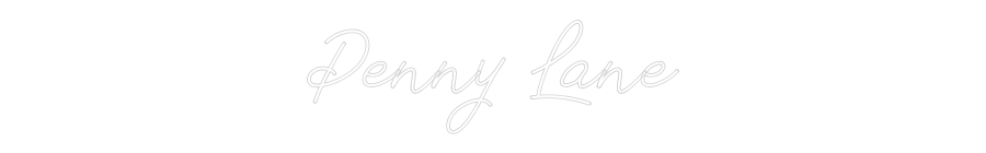 Anpassad neon: Penny Lane
