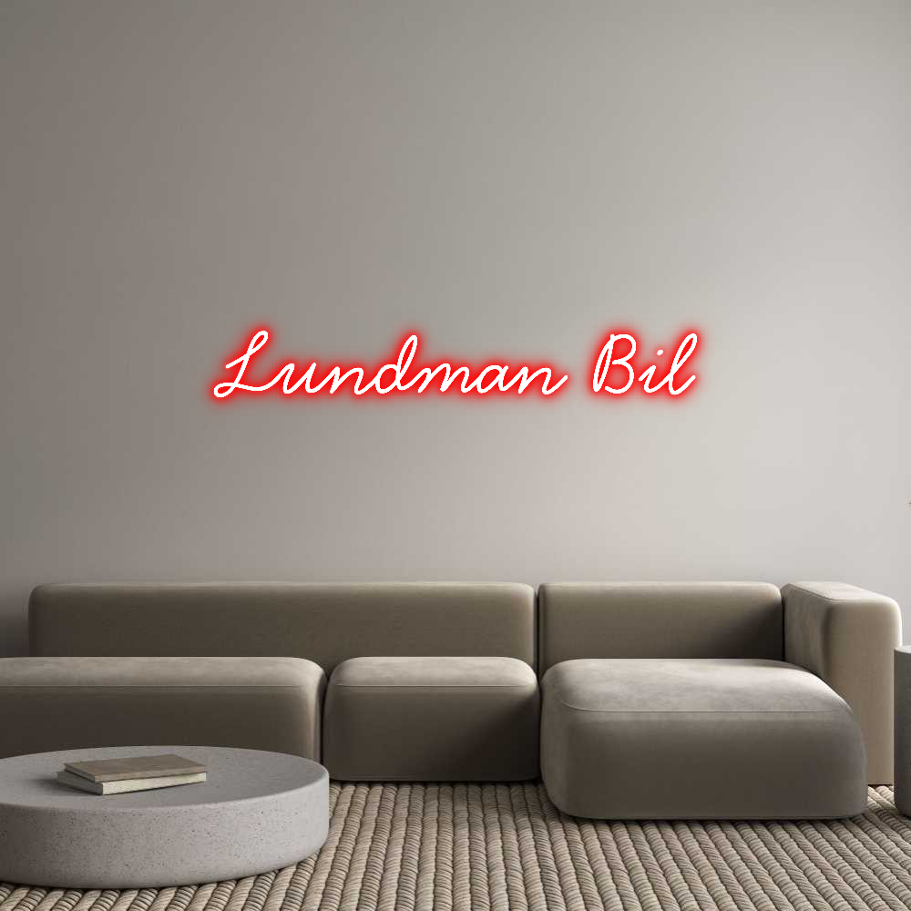 Anpassad neon: Lundman Bil
