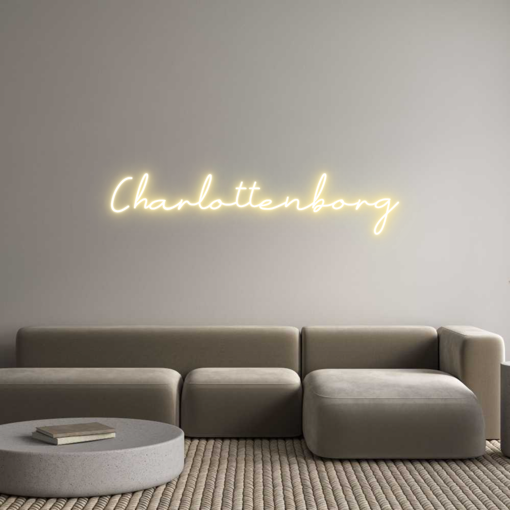 Anpassad neon: Charlottenborg