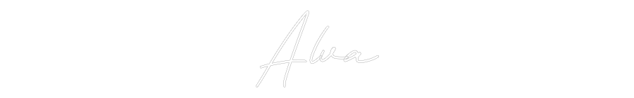Anpassad neon: Alva