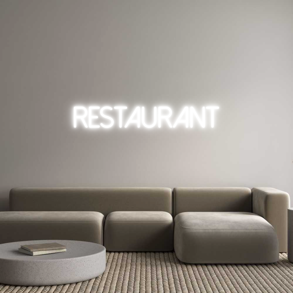 Anpassad neon: Restaurant