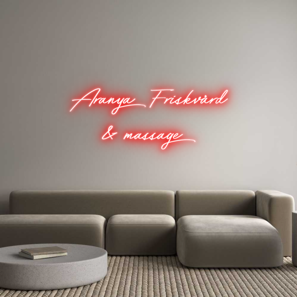 Anpassad neon: Aranya Friskv...