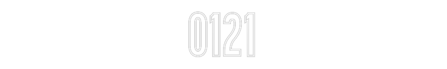 Anpassad neon: 0121