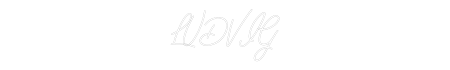 Anpassad neon: LUDVIG
