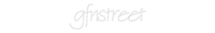 Anpassad neon: gfnstreet