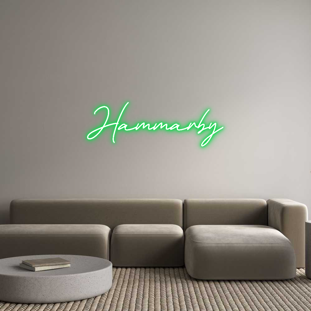 Anpassad neon: Hammarby