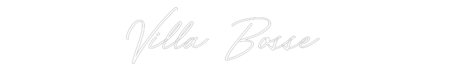 Anpassad neon: Villa Bosse