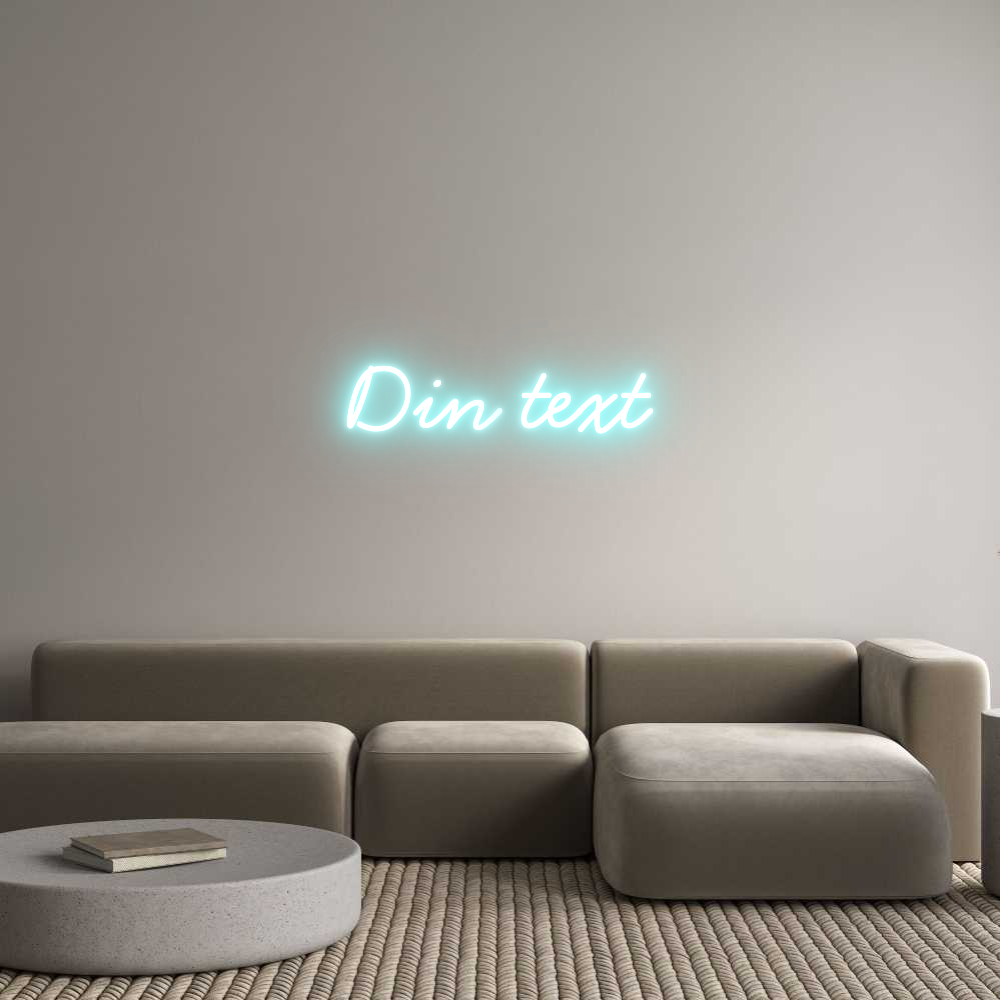 Anpassad neon: Din text