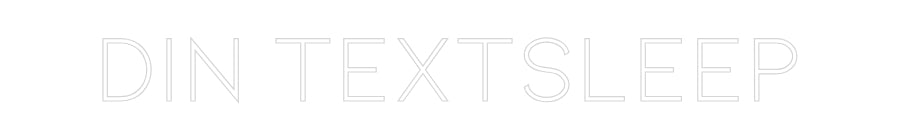 Anpassad neon: Din textSLEEP