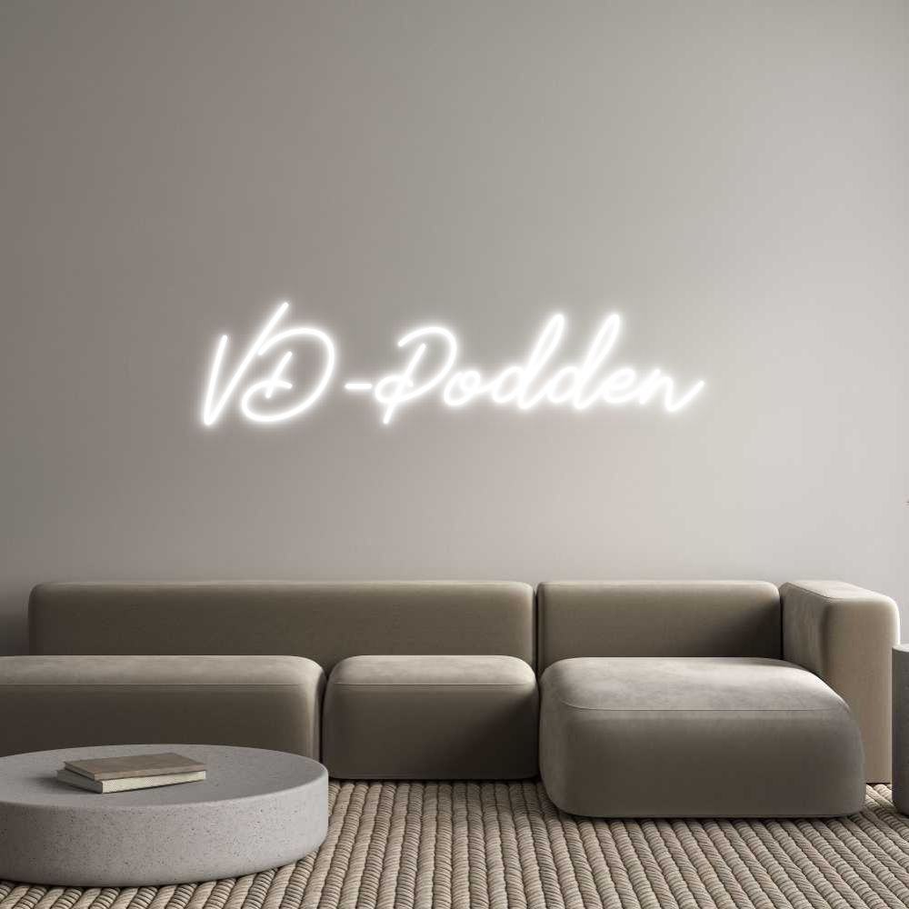 Anpassad neon: VD-Podden