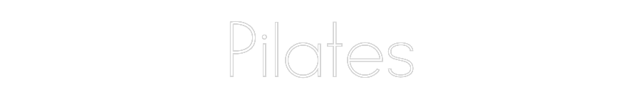 Anpassad neon: Pilates