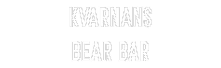Anpassad neon: KVARNANS
Bea...