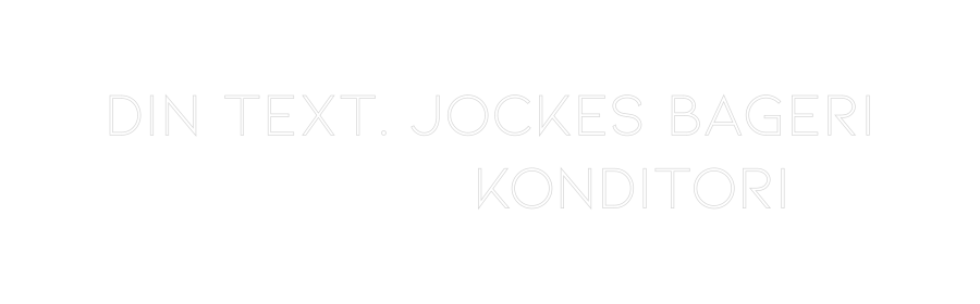 Anpassad neon: Din text. Joc...