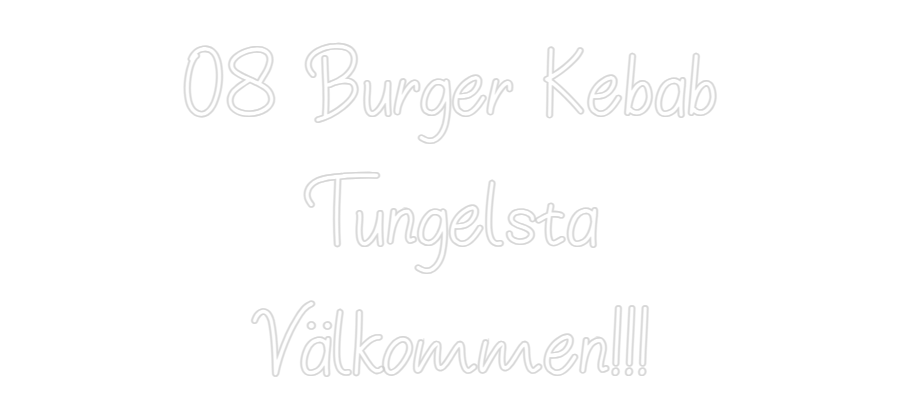 Anpassad neon: 08 Burger Keb...