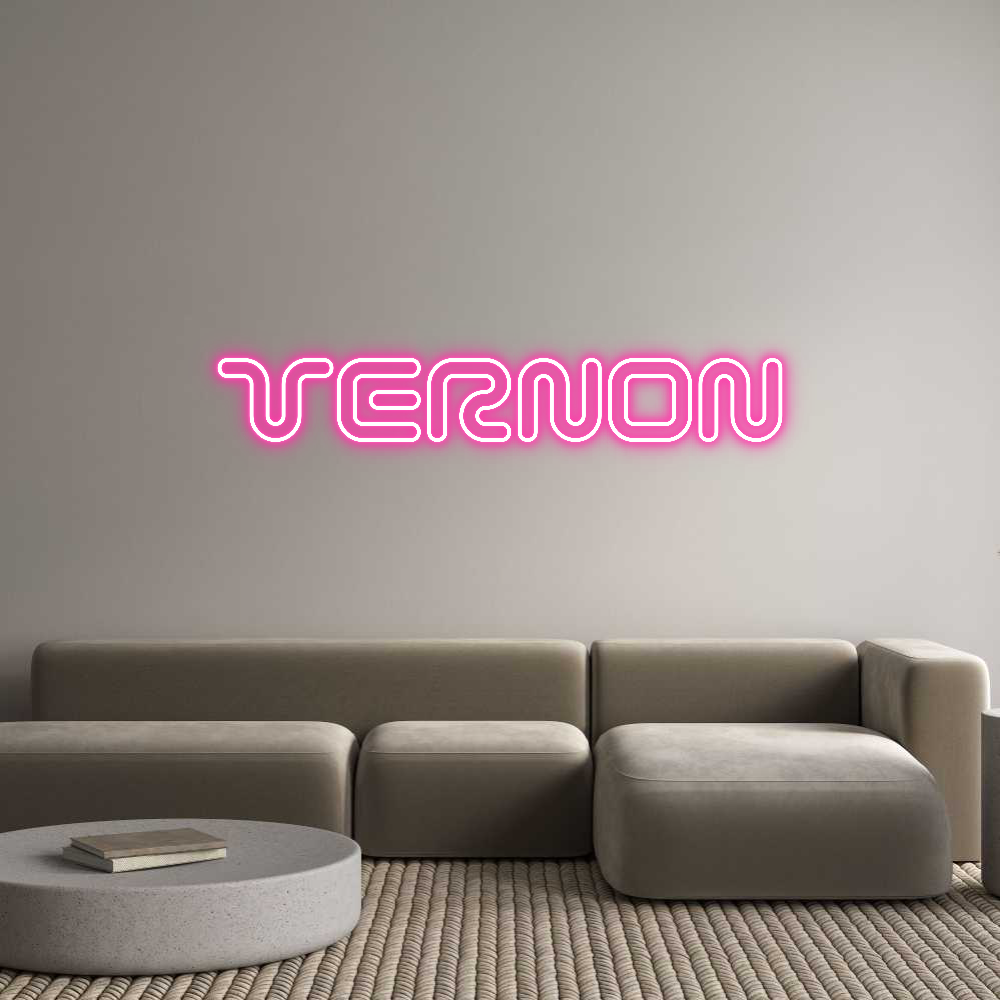 Anpassad neon: VERNON