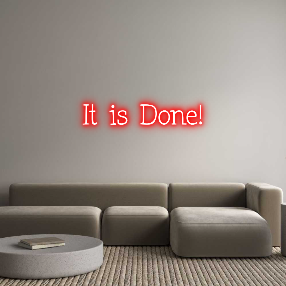 Anpassad neon: It is Done!