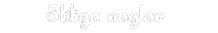 Anpassad neon: Stiliga naglar