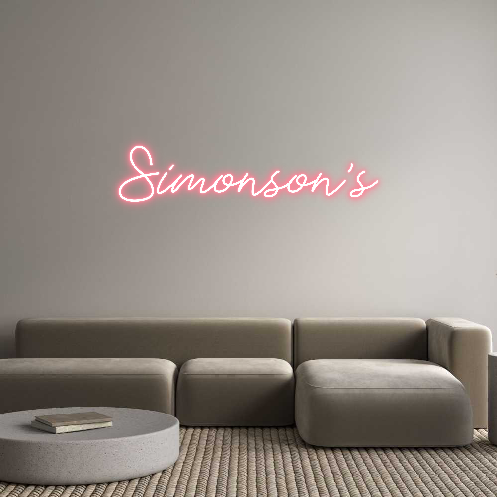 Anpassad neon: Simonson’s