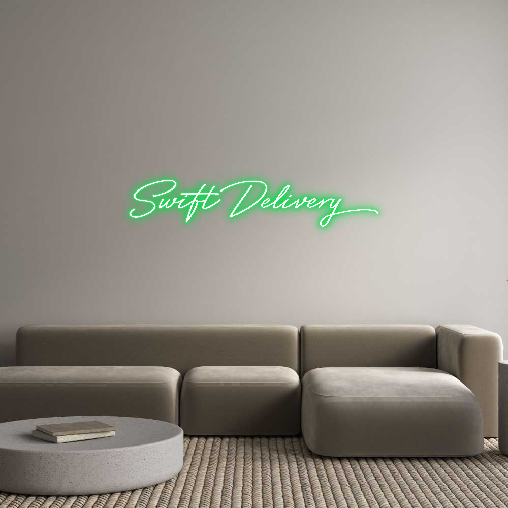Anpassad neon: Swift Delivery