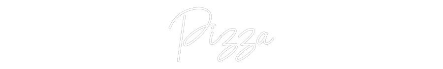 Anpassad neon: Pizza