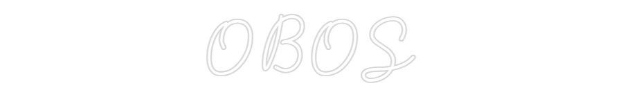 Anpassad neon: OBOS