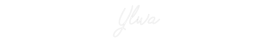 Anpassad neon: Ylwa