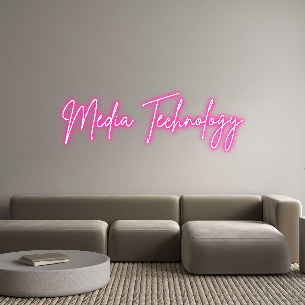 Anpassad neon: Media Technol...