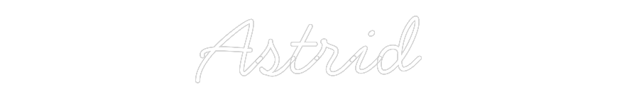 Anpassad neon: Astrid