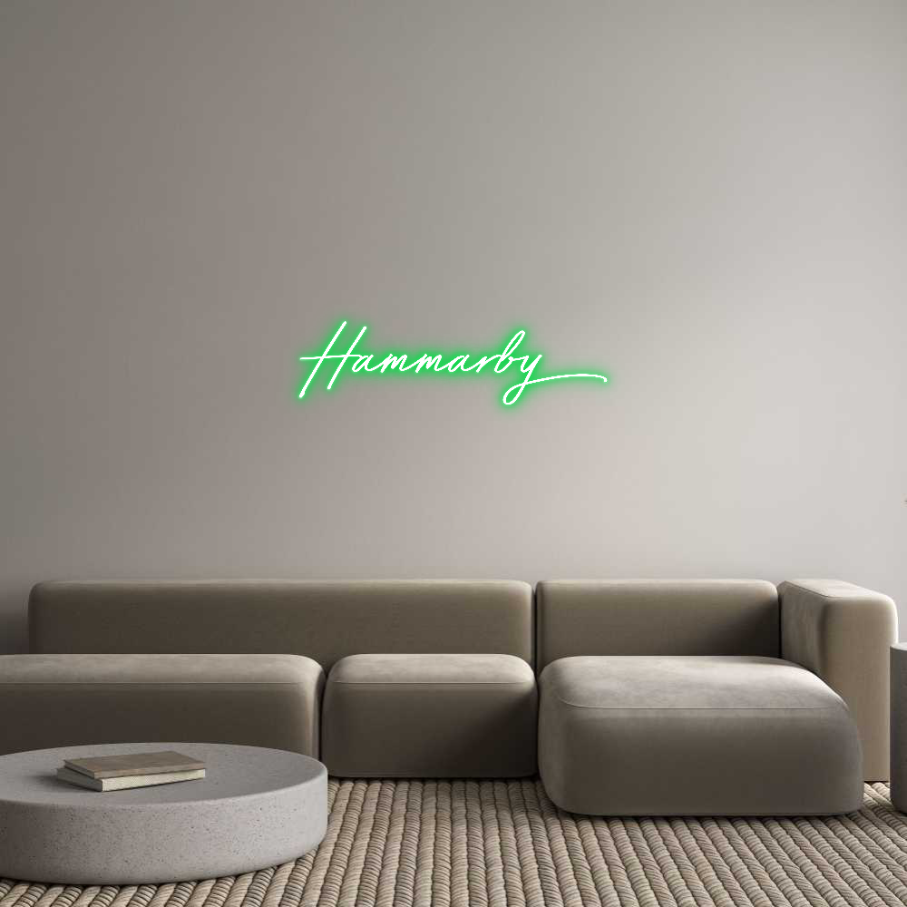 Anpassad neon: Hammarby