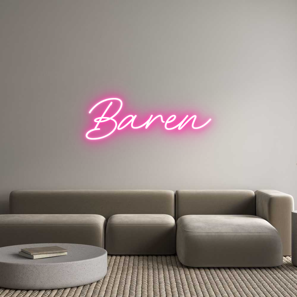 Anpassad neon: Baren