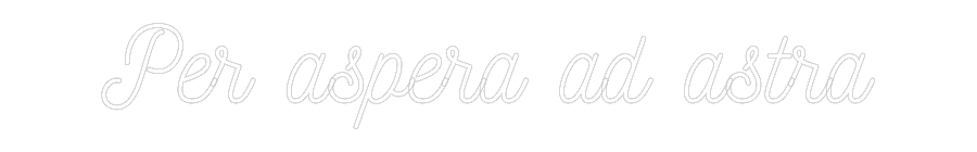 Anpassad neon: Per aspera ad...