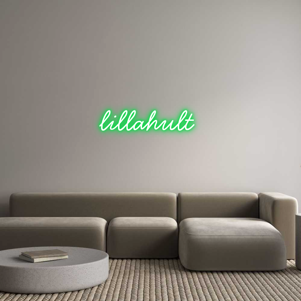 Anpassad neon: lillahult