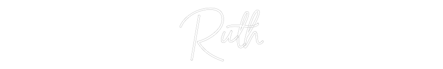 Anpassad neon: Ruth