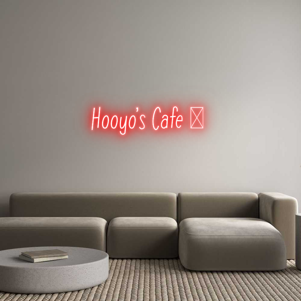 Anpassad neon: Hooyo’s Café ...