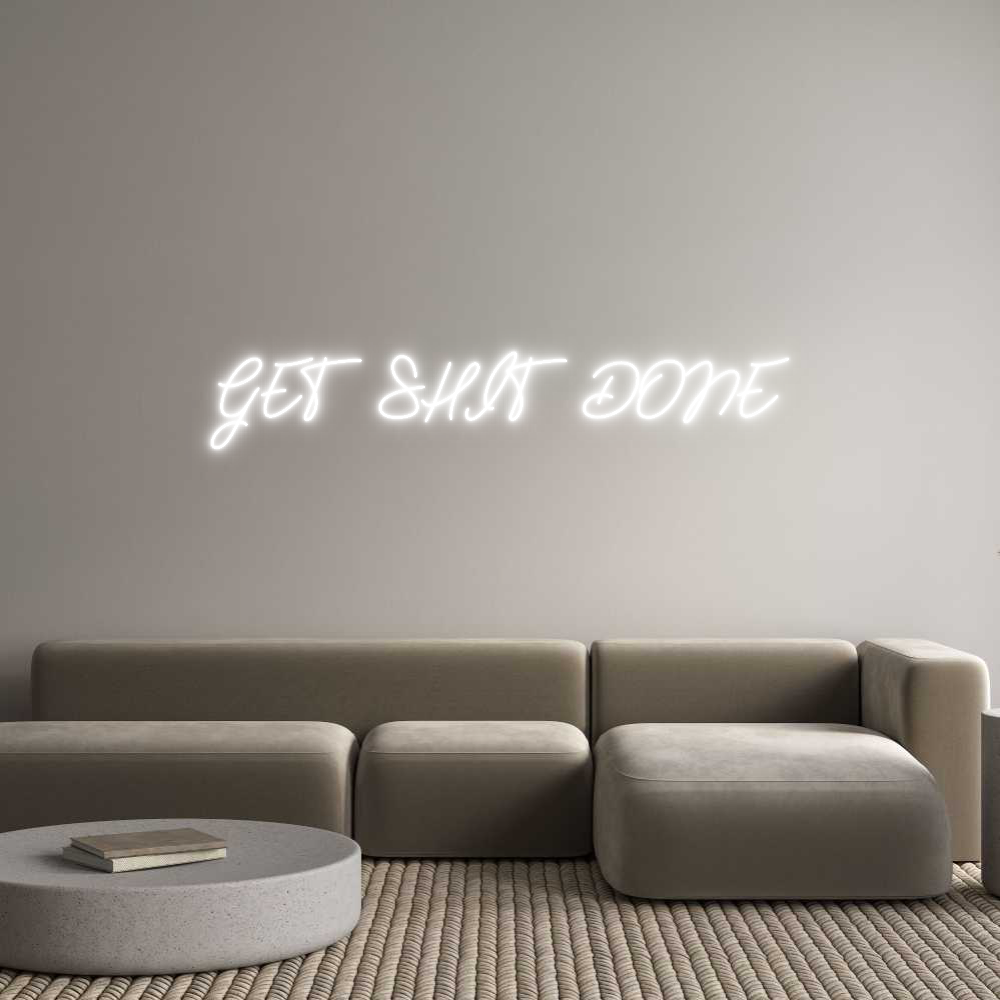 Anpassad neon: GET SHIT DONE