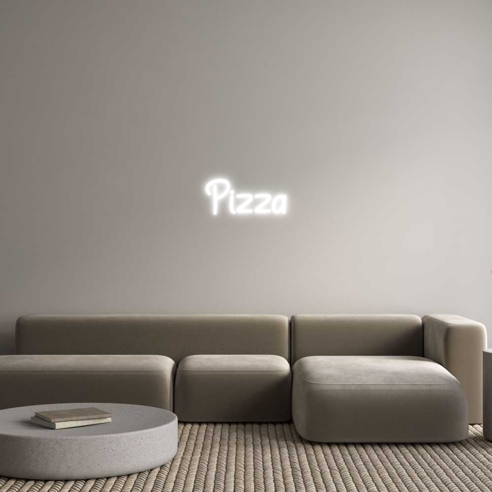 Anpassad neon: Pizza
